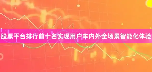 股票平台排行前十名实现用户车内外全场景智能化体验